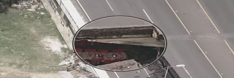 Restaurante embaixo do Eixão é atingido por queda de viaduto